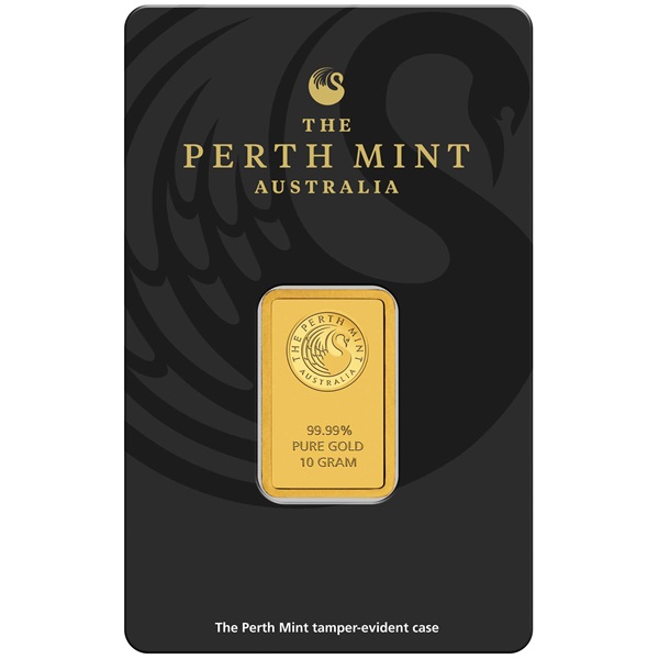 Perth Mint Kangaroo 10g Gold Minted Bar